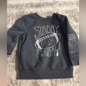 Cat & Jack Charcoal Sweatshirt - Sunday Funday